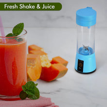 Portable USB Rechargeable 6-Blade Juicer Blender